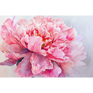 Peony Watercolour Canvas